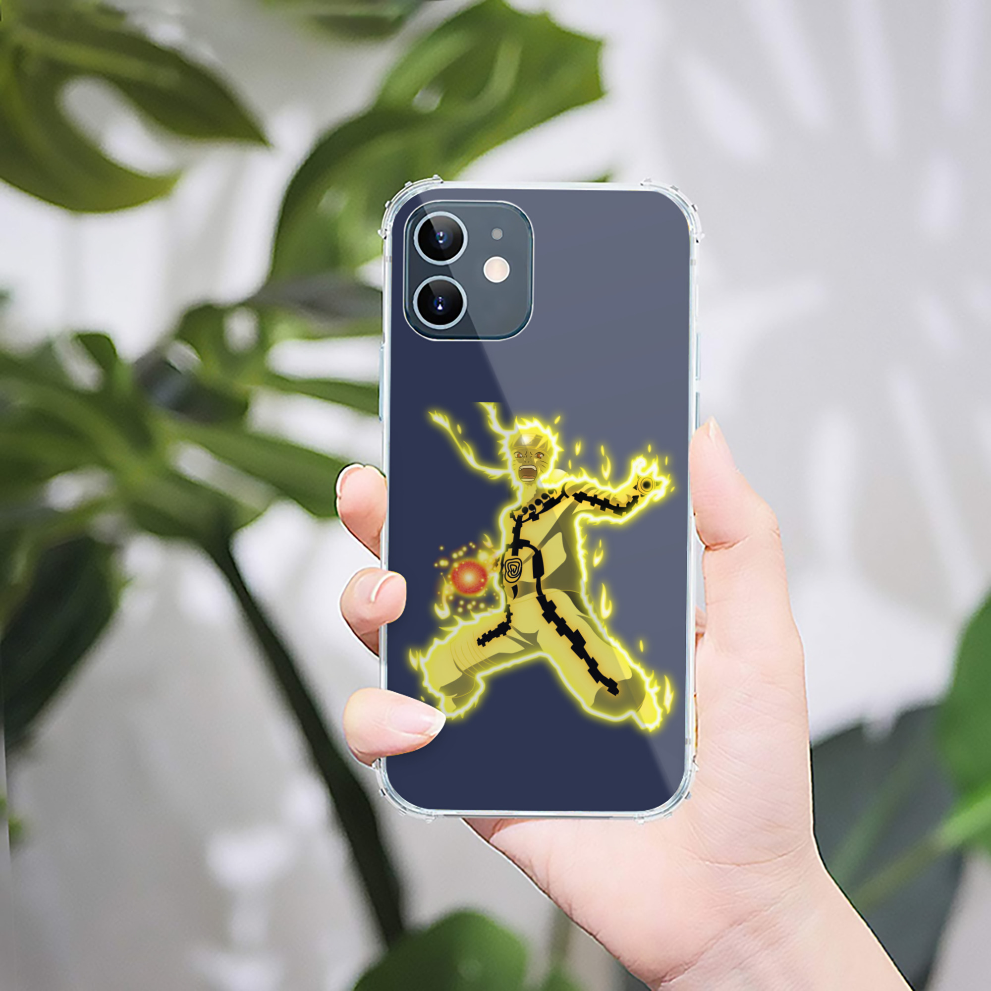 （画像用） NARUTO -ナルト- うずまき ナルト Uzumaki Naruto 【iPhone 12シリーズ対応】透明スマホケース（クリアソフトケース）